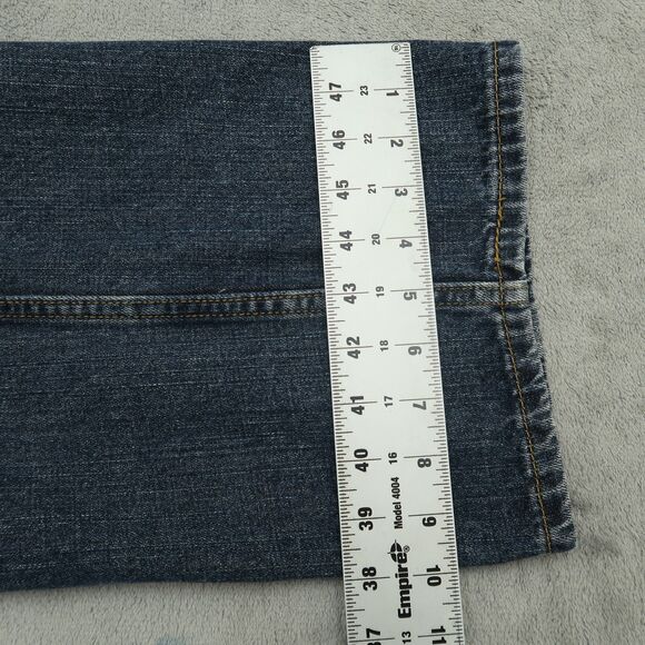 Levi's 569 Jeans Mens Fits 38x29 (Size 38x30) Blue Loose Baggy Straight Denim - Picture 6 of 16